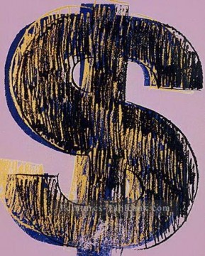  Warhol Lienzo - Signo de dólar 2 Andy Warhol